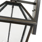 Z-Lite Talbot 12" 3-Light Oil Rubbed Bronze Stainless Steel Outdoor Wall Sconce With Seedy Glass Shade