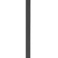 Z-Lite Talbot 12" W x 117" H 3-Light Black Stainless Steel and Aluminium Frame Clear Beveled Glass Shade Outdoor Post Mounted Fixture