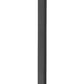 Z-Lite Talbot 12" W x 117" H 3-Light Black Stainless Steel and Aluminium Frame Clear Beveled Glass Shade Outdoor Post Mounted Fixture