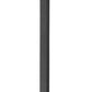 Z-Lite Talbot 12" W x 117" H 3-Light Black Stainless Steel and Aluminium Frame Clear Beveled Glass Shade Outdoor Post Mounted Fixture