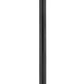 Z-Lite Talbot 15" W x 117" H 3-Light Black Stainless Steel and Aluminium Frame Clear Beveled Glass Shade Outdoor Post Mounted Fixture