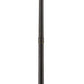 Z-Lite Talbot 19" W x 104" H 3-Light Oil Rubbed Bronze Stainless Steel and Aluminium Frame Clear Seedy Glass Shade Outdoor Post Mounted Fixture