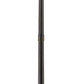 Z-Lite Talbot 19" W x 104" H 3-Light Oil Rubbed Bronze Stainless Steel and Aluminium Frame Clear Seedy Glass Shade Outdoor Post Mounted Fixture