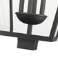Z-Lite Talbot 20" 4-Light Black Outdoor Post Mount Fixture With Clear Beveled Glass Shade
