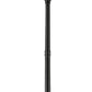 Z-Lite Talbot 20" W x 117" H 4-Light Black Stainless Steel and Iron Clear Beveled Glass Shade Outdoor Post Mounted Fixture