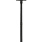 Z-Lite Talbot 20" W x 117" H 4-Light Black Stainless Steel and Iron Clear Beveled Glass Shade Outdoor Post Mounted Fixture