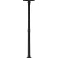 Z-Lite Talbot 20" W x 117" H 4-Light Black Stainless Steel and Iron Clear Beveled Glass Shade Outdoor Post Mounted Fixture