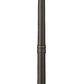 Z-Lite Talbot 20" W x 117" H 4-Light Oil Rubbed Bronze Stainless Steel and Iron Clear Beveled Glass Shade Outdoor Post Mounted Fixture