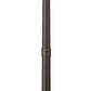 Z-Lite Talbot 20" W x 117" H 4-Light Oil Rubbed Bronze Stainless Steel and Iron Clear Beveled Glass Shade Outdoor Post Mounted Fixture