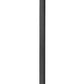 Z-Lite Talbot 20" W x 128" H 4-Light Black Stainless Steel and Iron Clear Beveled Glass Shade Outdoor Post Mounted Fixture