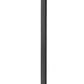 Z-Lite Talbot 20" W x 128" H 4-Light Black Stainless Steel and Iron Clear Beveled Glass Shade Outdoor Post Mounted Fixture