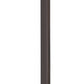 Z-Lite Talbot 20" W x 128" H 4-Light Oil Rubbed Bronze Stainless Steel and Iron Clear Beveled Glass Shade Outdoor Post Mounted Fixture