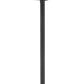 Z-Lite Talbot 20" W x 129" H 4-Light Black Stainless Steel and Iron Clear Beveled Glass Shade Outdoor Post Mounted Fixture