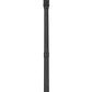 Z-Lite Talbot 28" W x 112" H 3-Light Black Stainless Steel Frame Clear Beveled Glass Shade Outdoor Post Mounted Fixture