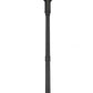 Z-Lite Talbot 30" W x 115" H 9-Light Black Stainless Steel Frame Clear Beveled Glass Shade Outdoor Post Mounted Fixture