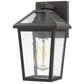 Z-Lite Talbot 7" 1-Light Oil Rubbed Bronze Stainless Steel Outdoor Wall Sconce With Seedy Glass Shade