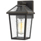 Z-Lite Talbot 7" 1-Light Oil Rubbed Bronze Stainless Steel Outdoor Wall Sconce With Seedy Glass Shade