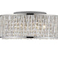 Z-Lite Terra 16" 6-Light Chrome Flush Mount Lighting