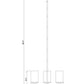 Z-Lite Thayer 19" 3-Light Luxe Gold Steel and Clear Glass Shade Pendant Light
