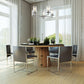 Z-Lite Thayer 26" 5-Light Brushed Nickel Steel and Clear Glass Shade Pendant Light