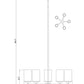 Z-Lite Thayer 26" 5-Light Luxe Gold Steel and Clear Glass Shade Pendant Light