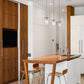 Z-Lite Thayer 5" 3-Light Brushed Nickel Steel and Clear Glass Shade Pendant Light