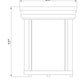 Z-Lite Thayer 9" 1-Light Brushed Nickel Steel and Clear Glass Shade Flush Mount Lighting