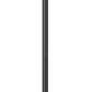 Z-Lite Tiberius 12" W x 120" H 4-Light Candelabra Base Black Aluminum Clear Seedy Glass Shade Outdoor Post Mounted Fixture