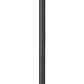 Z-Lite Tiberius 12" W x 120" H 4-Light Candelabra Base Black Aluminum Clear Seedy Glass Shade Outdoor Post Mounted Fixture