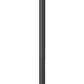 Z-Lite Tiberius 12" W x 120" H 4-Light Candelabra Base Black Aluminum Clear Seedy Glass Shade Outdoor Post Mounted Fixture