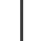 Z-Lite Tiberius 5017PHBR-518P-BK 4-Light Clear Seedy Glass Shade Black Aluminum Outdoor Post Mounted Fixture