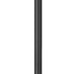 Z-Lite Tiberius 5017PHXLR-5010P-BK 6-Light Candelabra Base Black Aluminum Clear Seedy Glass Shade Outdoor Post Mounted Fixture
