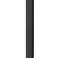 Z-Lite Tiberius 9" W x 119" H 4-Light Candelabra Base Black Aluminum Clear Seedy Glass Shade Outdoor Post Mounted Fixture