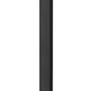 Z-Lite Tiberius 9" W x 119" H 4-Light Candelabra Base Black Aluminum Clear Seedy Glass Shade Outdoor Post Mounted Fixture