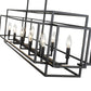 Z-Lite Titania 13" 10-Light Matte Black Island Light