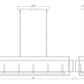 Z-Lite Titania 13" 10-Light Matte Black Island Light
