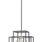 Z-Lite Titania 14" 4-Light Bronze and Olde Brass Steel Pendant Light