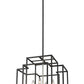 Z-Lite Titania 18" 4-Light Black and Brushed Nickel Steel Pendant Light
