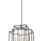 Z-Lite Titania 18" 4-Light Bronze and Olde Brass Steel Pendant Light