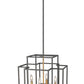 Z-Lite Titania 18" 4-Light Bronze and Olde Brass Steel Pendant Light
