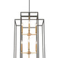 Z-Lite Titania 20" 12-Light Bronze and Olde Brass Steel Pendant Light