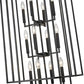 Z-Lite Titania 20" 12-Light Matte Black Steel Pendant Light