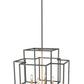 Z-Lite Titania 22" 4-Light Bronze and Olde Brass Steel Pendant Light