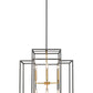 Z-Lite Titania 22" 8-Light Bronze and Olde Brass Steel Pendant Light