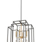 Z-Lite Titania 22" 8-Light Bronze and Olde Brass Steel Pendant Light