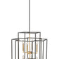 Z-Lite Titania 22" 8-Light Bronze and Olde Brass Steel Pendant Light