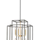 Z-Lite Titania 22" 8-Light Bronze and Olde Brass Steel Pendant Light