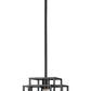 Z-Lite Titania 9" 1-Light Matte Black Steel Mini Pendant Light