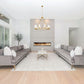 Z-Lite Titus 46" 10-Light Modern Gold Steel Chandelier With Clear Glass Shade