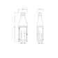 Z-Lite Toulouse 4-Light Candelabra Aluminum and Stainless Steel Sand Black Frame Clear Seedy Glass Shade Outdoor Wall Light